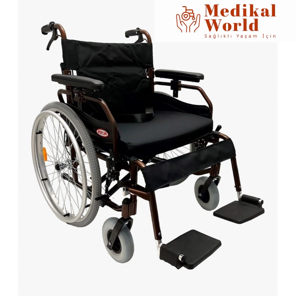 Poylin P967 Hafif Alüminyum Tekerlekli Sandalye